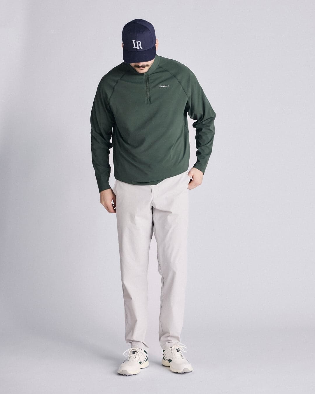 Midlayer Q-zip - Forest Green – Local Rule thumbnail 9
