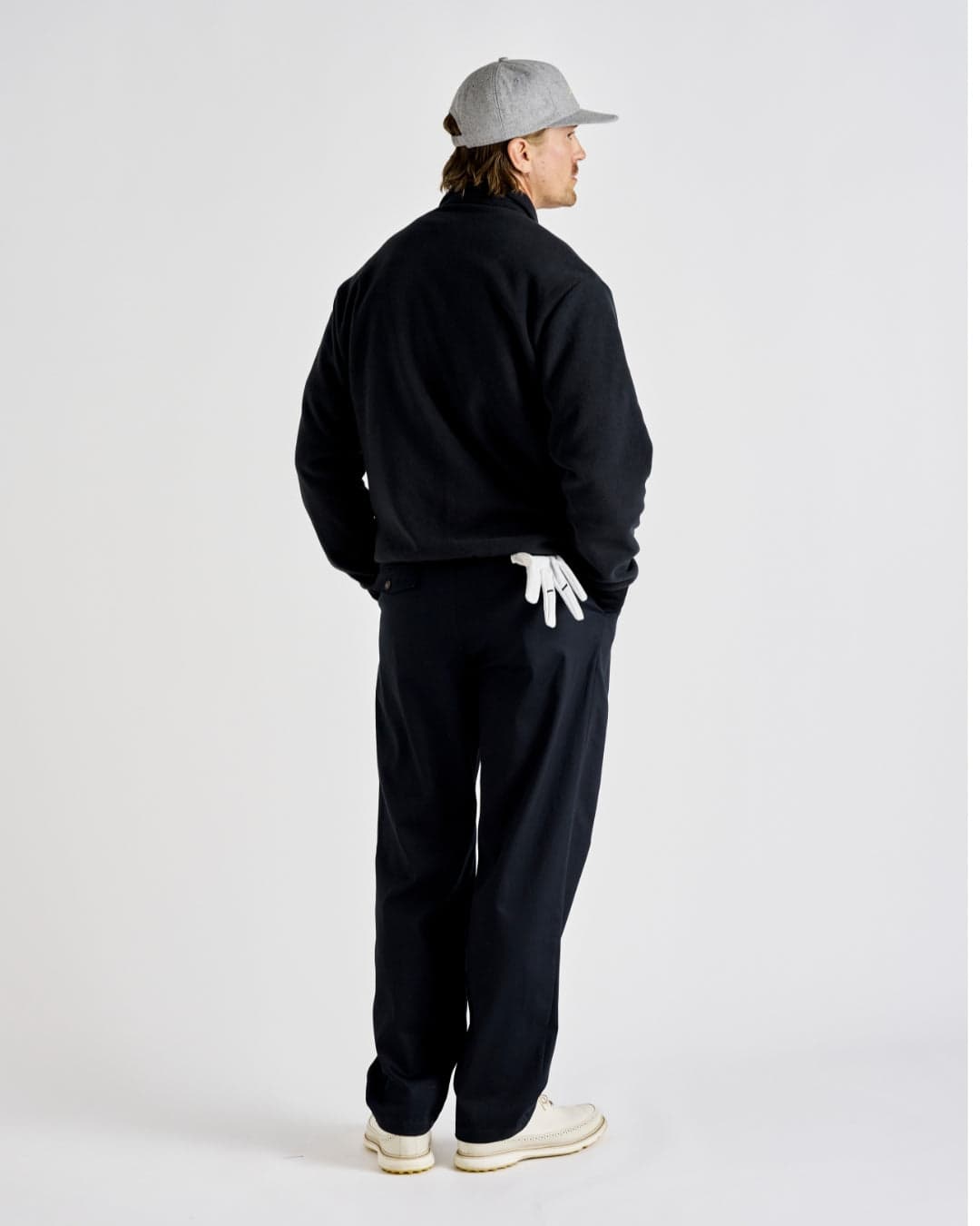 Q-zip Fleece Sweatshirt - Black – Local Rule thumbnail 6