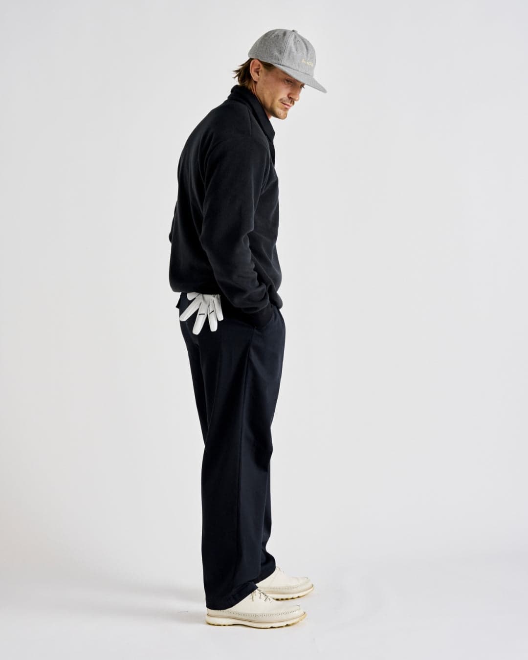 Q-zip Fleece Sweatshirt - Black – Local Rule thumbnail 9